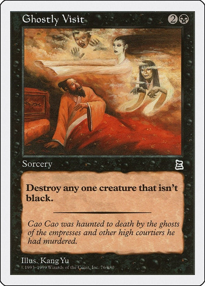 Image for Ghostly Visit (Portal Three Kingdoms) (76) - Magic: The Gathering