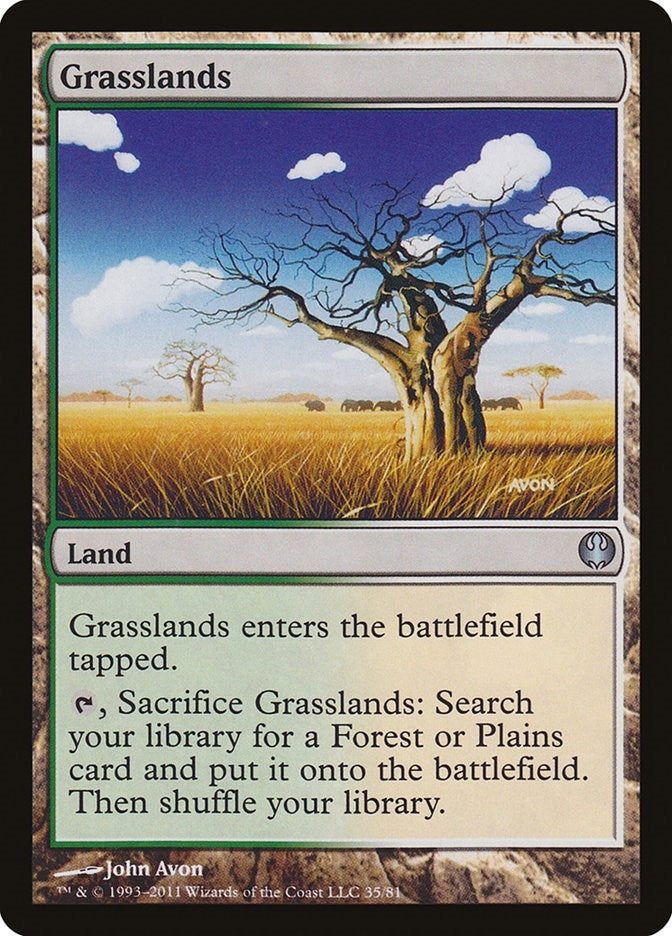 Image for Grasslands (Duel Decks: Knights vs. Dragons) (35) - Magic: The Gathering
