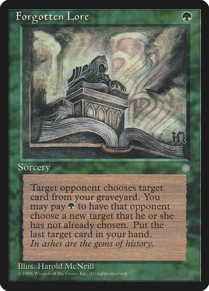 Image for Forgotten Lore (Ice Age) - Magic: The Gathering
