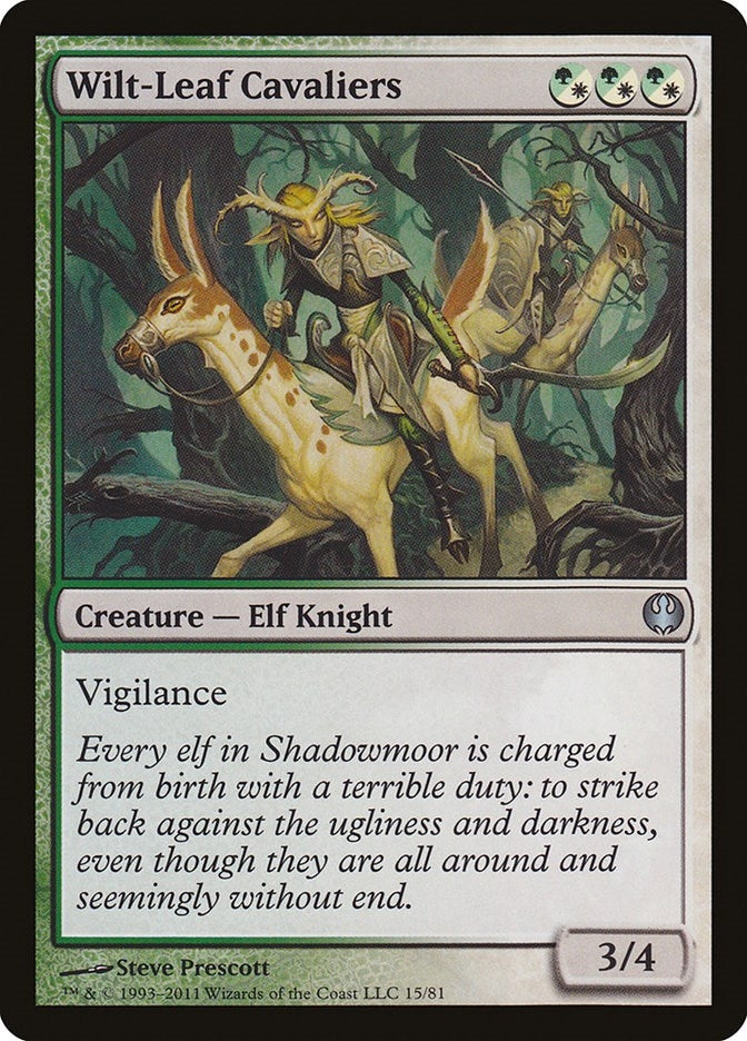 Image for Wilt-Leaf Cavaliers (Duel Decks: Knights vs. Dragons) (15) - Magic: The Gathering