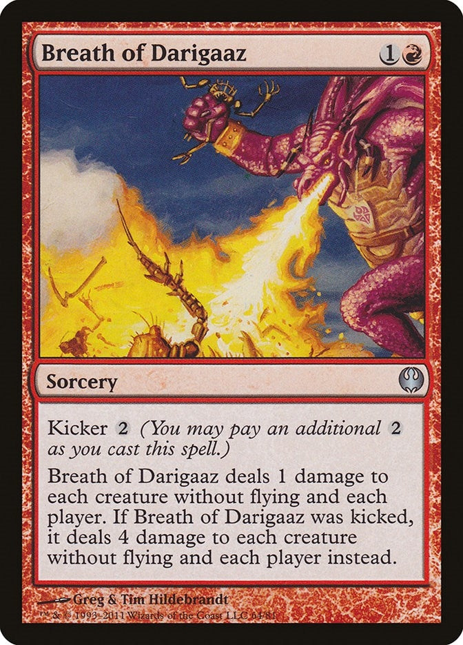 Image for Breath of Darigaaz (Duel Decks: Knights vs. Dragons) (64) - Magic: The Gathering