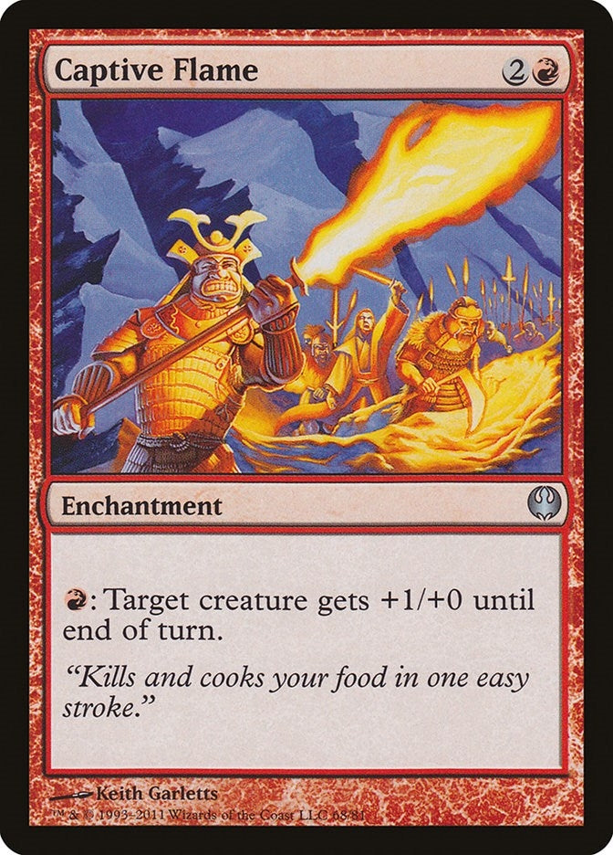 Image for Captive Flame (Duel Decks: Knights vs. Dragons) (68) - Magic: The Gathering