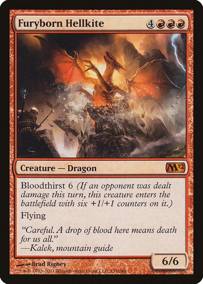 Image for Furyborn Hellkite (Magic 2012 (M12)) (135) - Magic: The Gathering