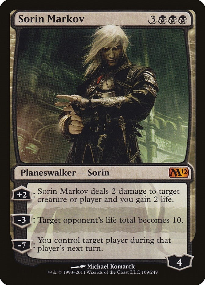 Image for Sorin Markov (Magic 2012 (M12)) (109) - Magic: The Gathering