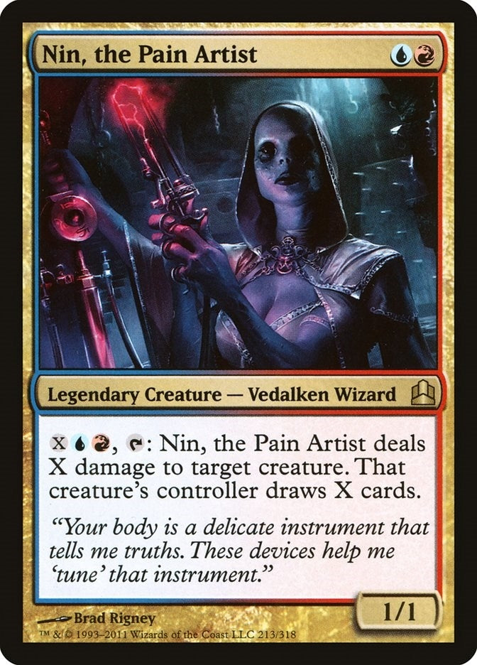 Image for Nin, the Pain Artist (Commander) (213) - Magic: The Gathering