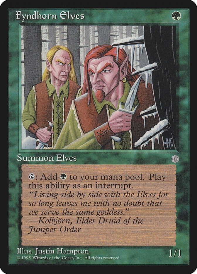 Image for Fyndhorn Elves (Ice Age) (132) - Magic: The Gathering
