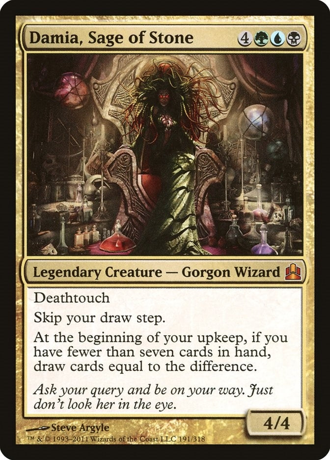 Image for Damia, Sage of Stone (Commander) (191) - Magic: The Gathering