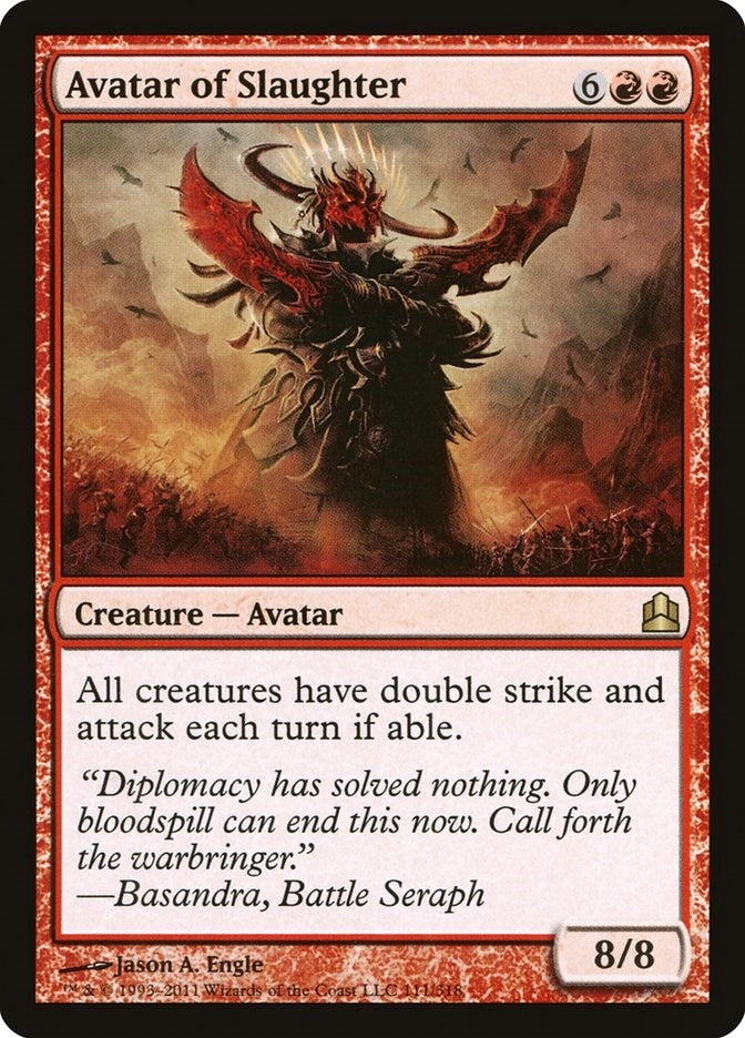 Image for Avatar of Slaughter (Commander) (111) - Magic: The Gathering