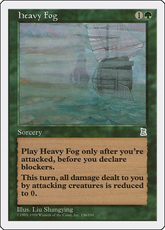 Image for Heavy Fog (Portal Three Kingdoms) (136) - Magic: The Gathering