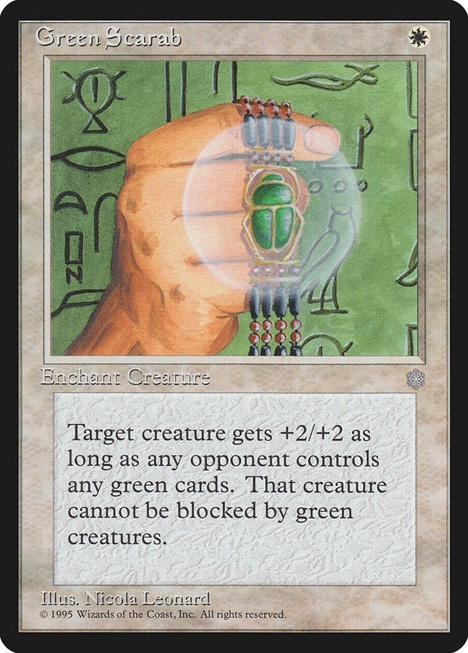Image for Green Scarab (Ice Age) - Magic: The Gathering
