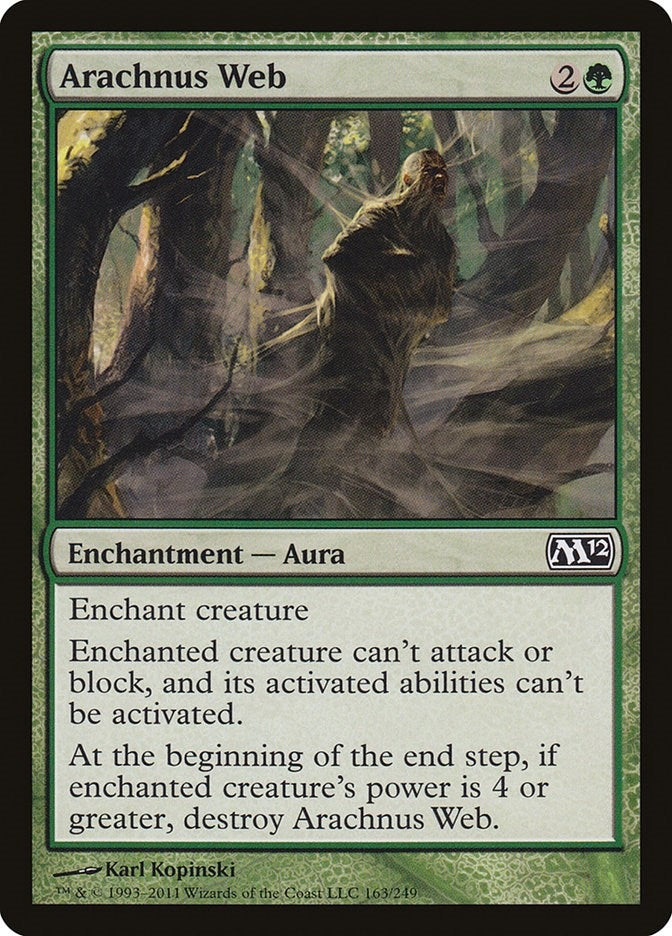 Image for Arachnus Web (Magic 2012 (M12)) (163) - Magic: The Gathering