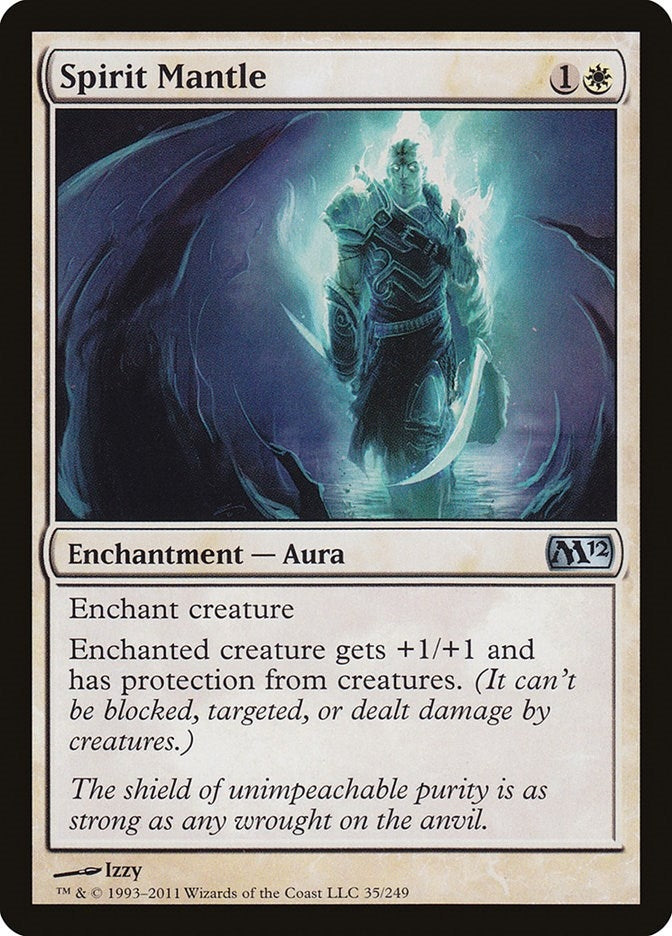 Image for Spirit Mantle (Magic 2012 (M12)) (35) - Magic: The Gathering
