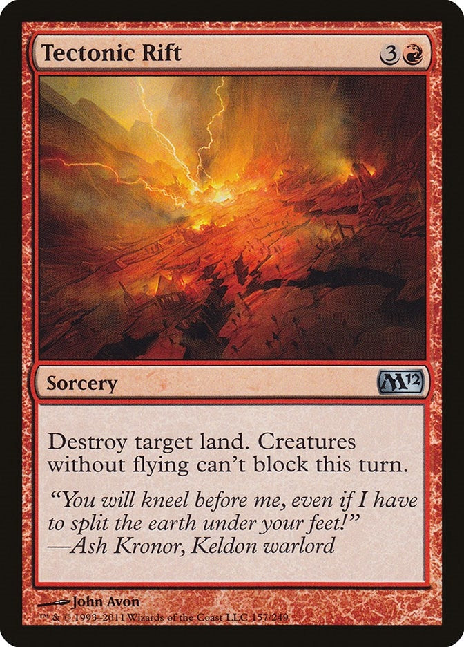 Image for Tectonic Rift (Magic 2012 (M12)) (157) - Magic: The Gathering