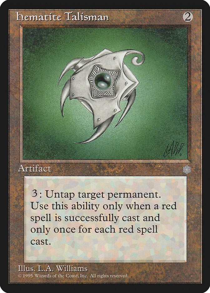 Image for Hematite Talisman (Ice Age) - Magic: The Gathering