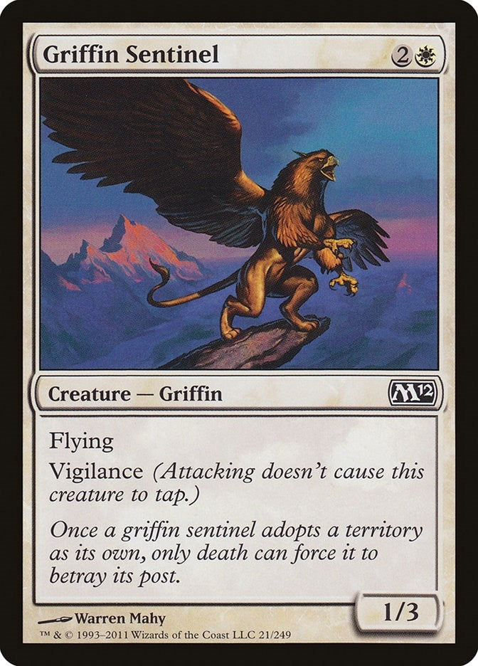 Image for Griffin Sentinel (Magic 2012 (M12)) (21) - Magic: The Gathering