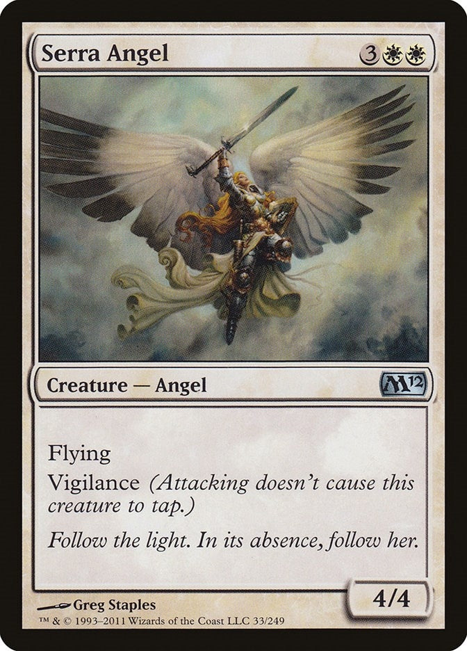Image for Serra Angel (Magic 2012 (M12)) (33) - Magic: The Gathering