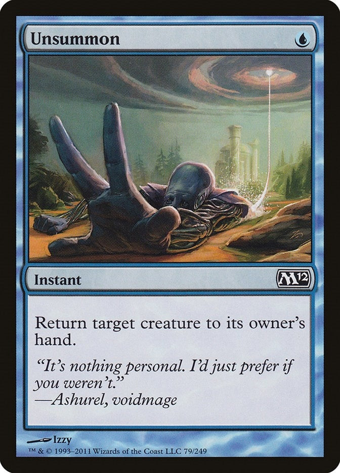 Image for Unsummon (Magic 2012 (M12)) (79) - Magic: The Gathering