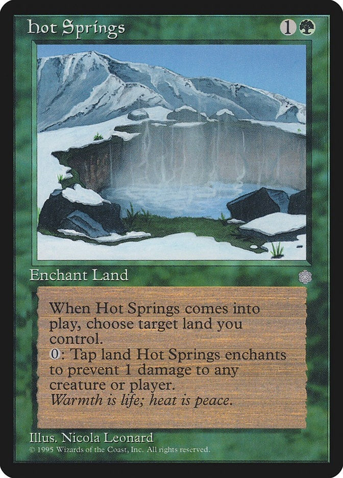 Image for Hot Springs (Ice Age) - Magic: The Gathering