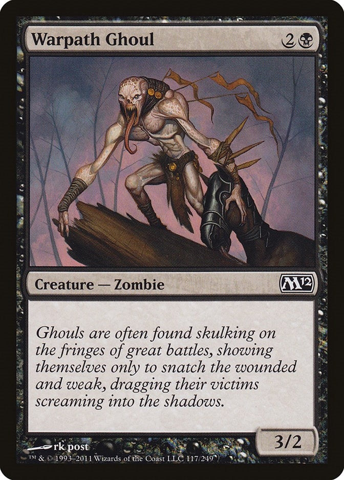 Image for Warpath Ghoul (Magic 2012 (M12)) (117) - Magic: The Gathering
