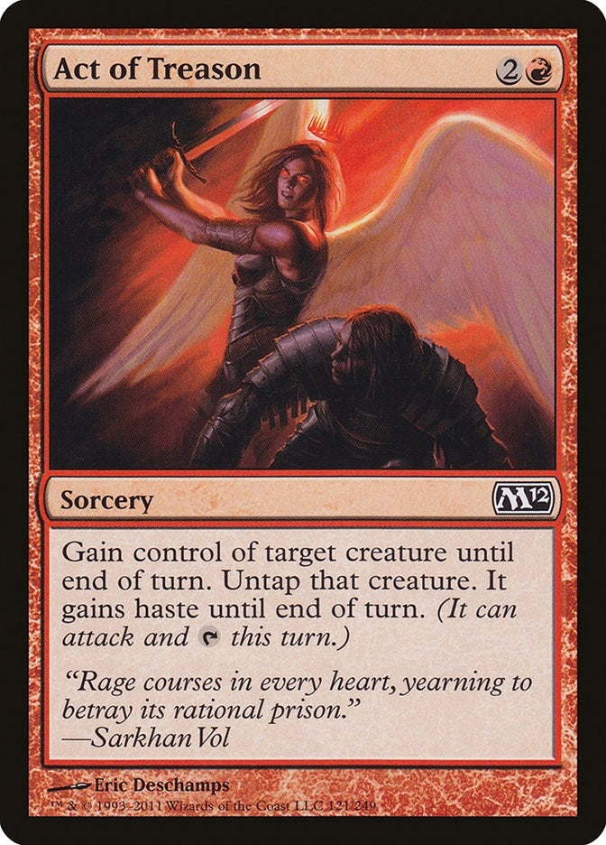 Image for Act of Treason (Magic 2012 (M12)) (121) - Magic: The Gathering