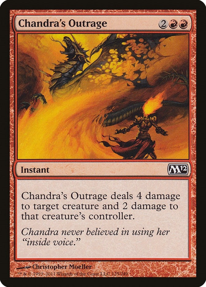 Image for Chandra's Outrage (Magic 2012 (M12)) (125) - Magic: The Gathering