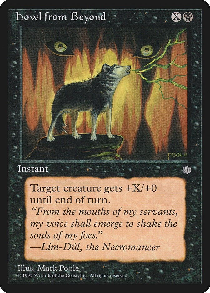 Image for Howl from Beyond (Ice Age) - Magic: The Gathering
