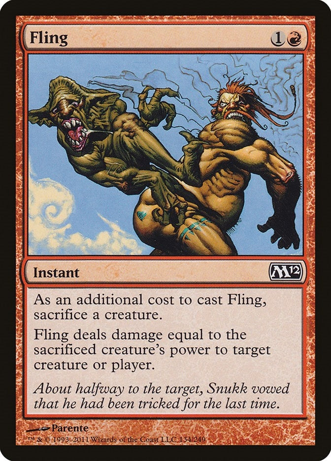 Image for Fling (Magic 2012 (M12)) (134) - Magic: The Gathering