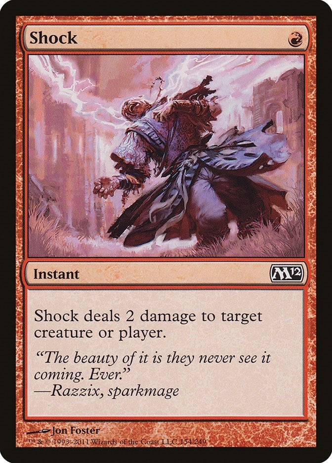 Image for Shock (Magic 2012 (M12)) (154) - Magic: The Gathering