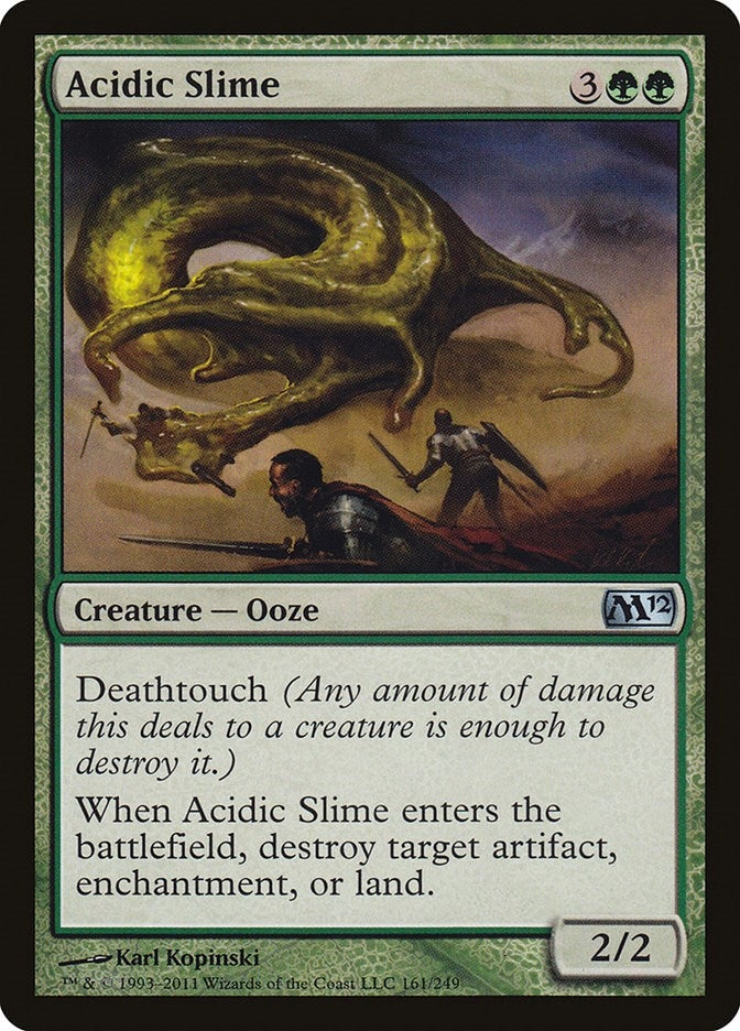 Image for Acidic Slime (Magic 2012 (M12)) (161) - Magic: The Gathering