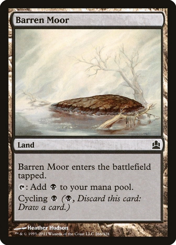 Image for Barren Moor (Commander) (266) - Magic: The Gathering