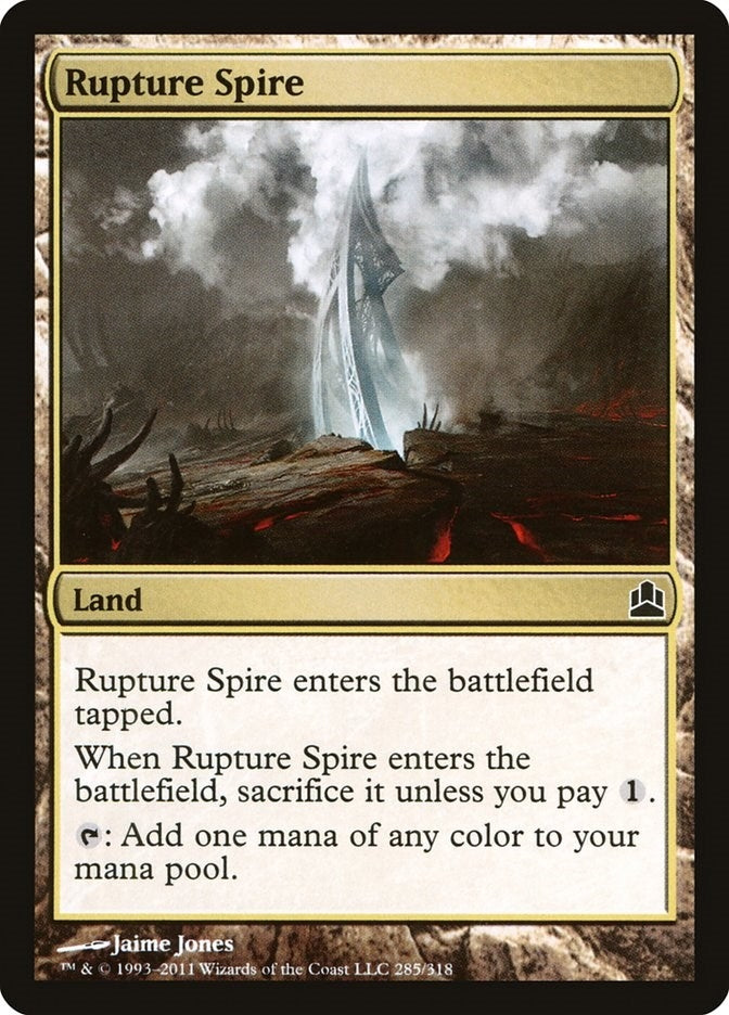 Image for Rupture Spire (Commander) (285) - Magic: The Gathering