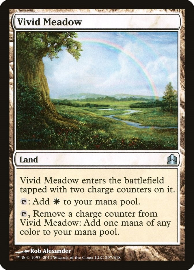 Image for Vivid Meadow (Commander) (297) - Magic: The Gathering