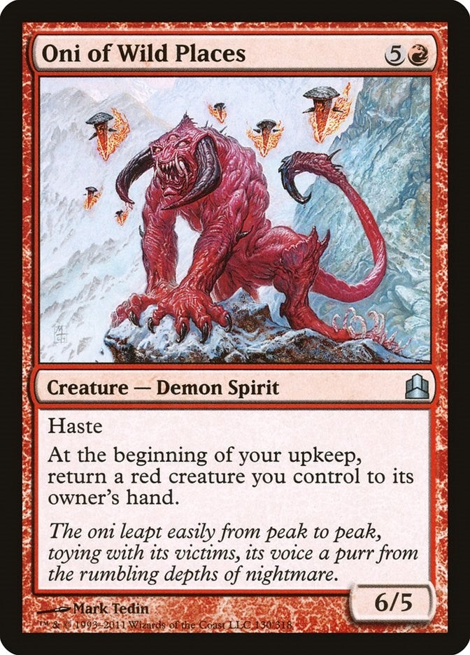 Image for Oni of Wild Places (Commander) (130) - Magic: The Gathering