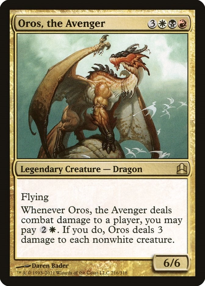Image for Oros, the Avenger (Commander) (216) - Magic: The Gathering