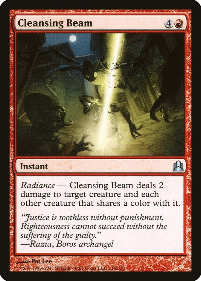 Image for Cleansing Beam (Commander) (116) - Magic: The Gathering