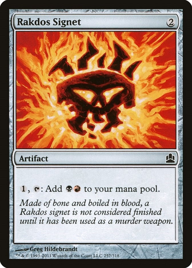 Image for Rakdos Signet (Commander) (257) - Magic: The Gathering
