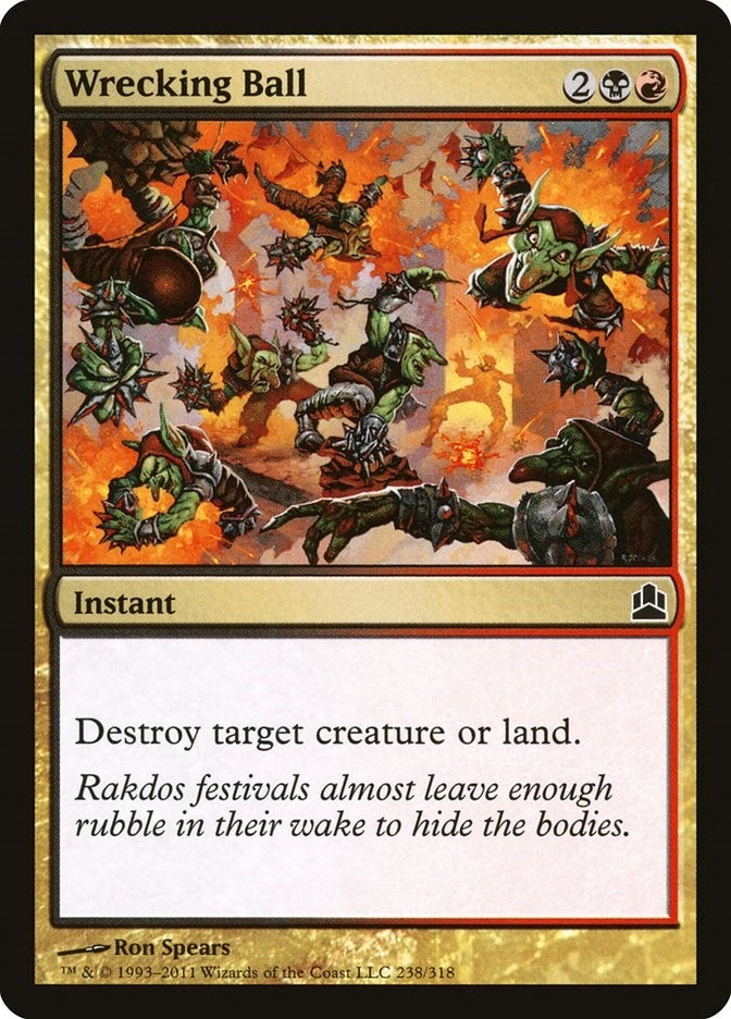 Image for Wrecking Ball (Commander) (238) - Magic: The Gathering