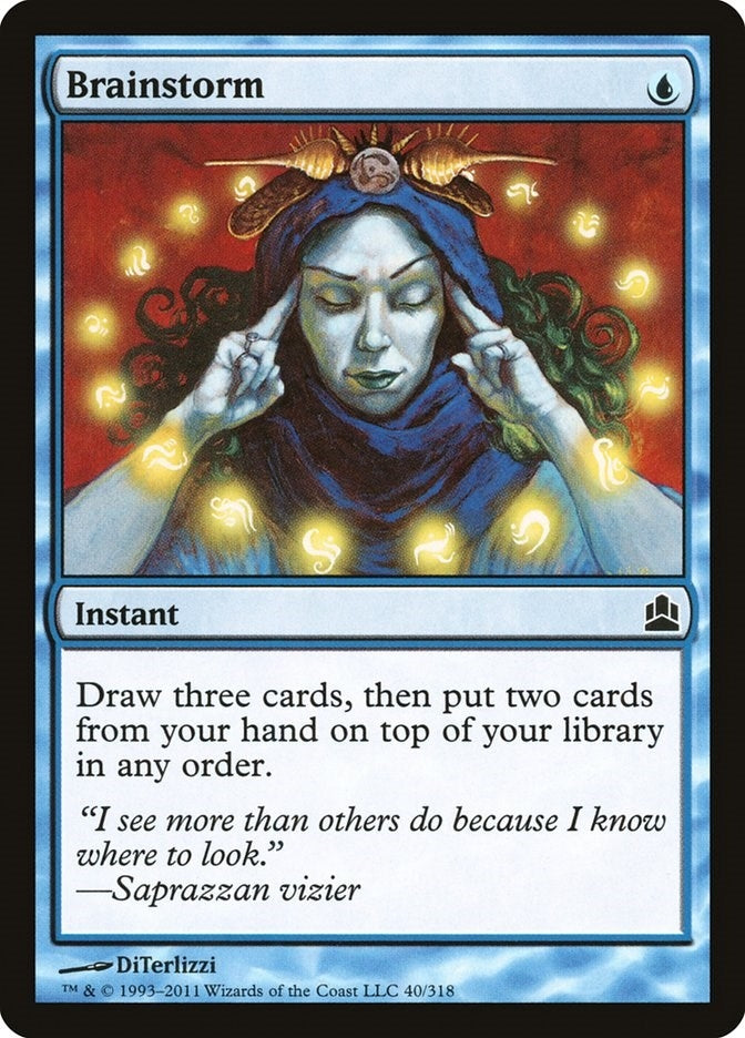 Image for Brainstorm (Commander) (40) - Magic: The Gathering