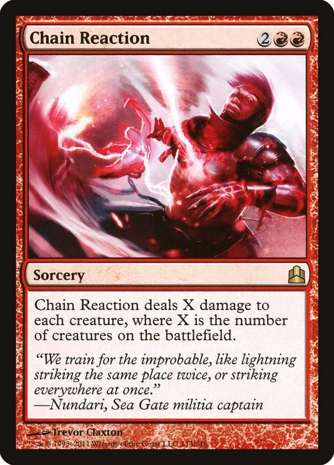 Image for Chain Reaction (Commander) (113) - Magic: The Gathering