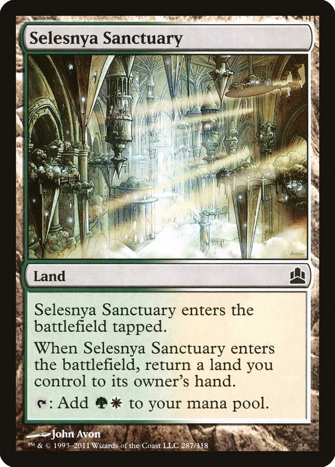 Image for Selesnya Sanctuary (Commander) (287) - Magic: The Gathering