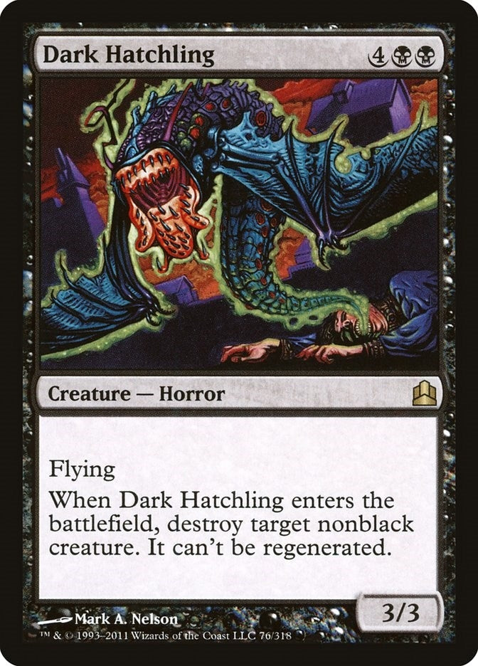 Image for Dark Hatchling (Commander) (76) - Magic: The Gathering