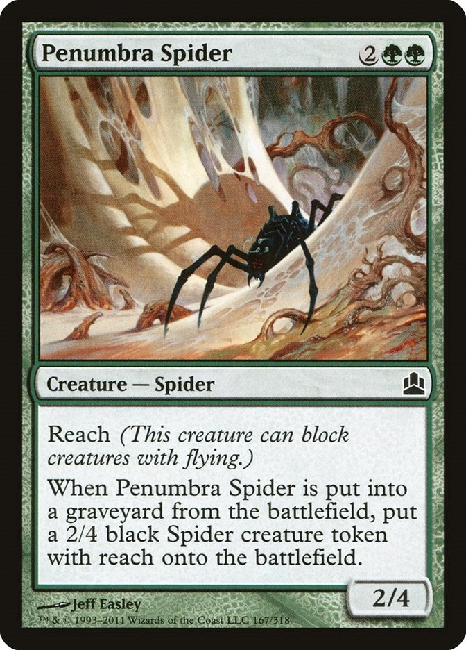 Image for Penumbra Spider (Commander) (167) - Magic: The Gathering