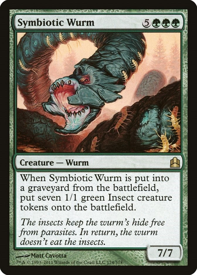 Image for Symbiotic Wurm (Commander) (174) - Magic: The Gathering