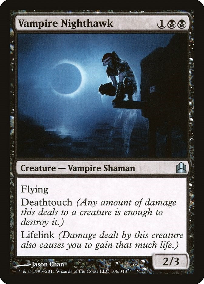 Image for Vampire Nighthawk (Commander) (106) - Magic: The Gathering