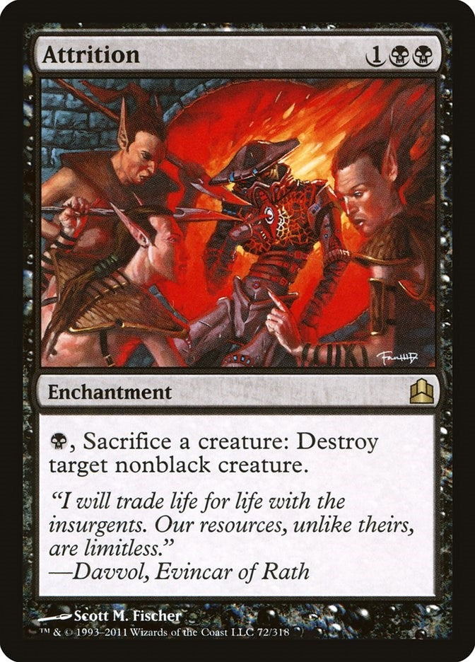 Image for Attrition (Commander) (72) - Magic: The Gathering