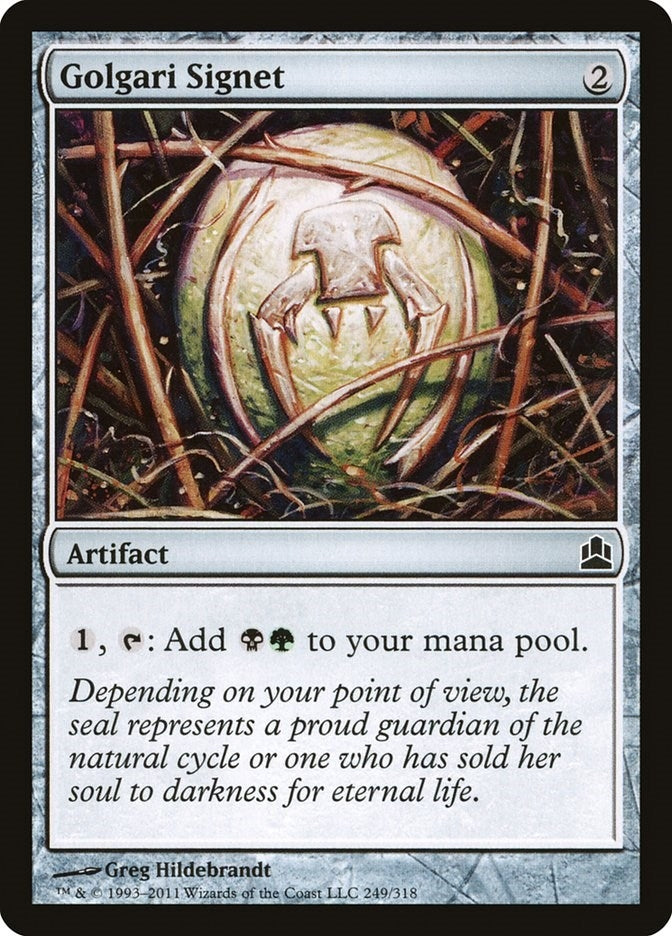 Image for Golgari Signet (Commander) (249) - Magic: The Gathering
