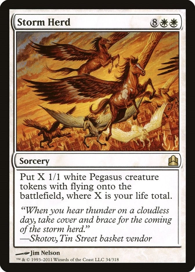 Image for Storm Herd (Commander) (34) - Magic: The Gathering