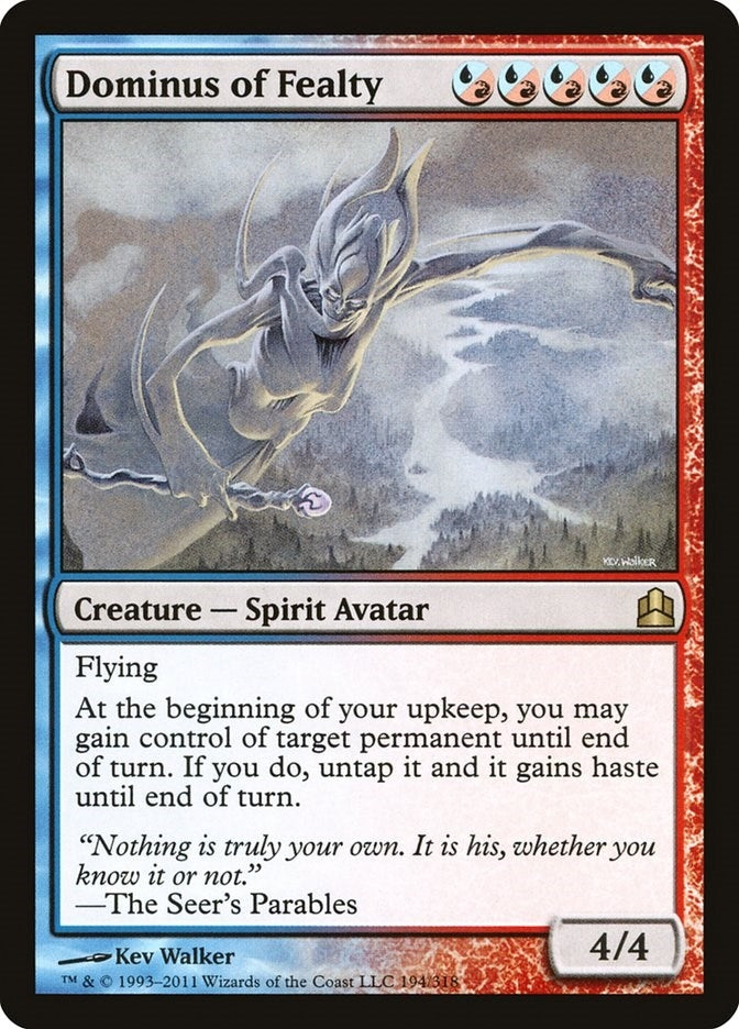 Image for Dominus of Fealty (Commander) (194) - Magic: The Gathering