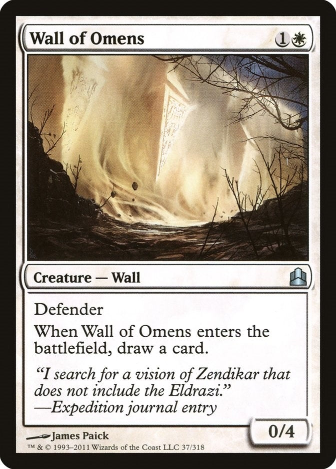 Image for Wall of Omens (Commander) (37) - Magic: The Gathering