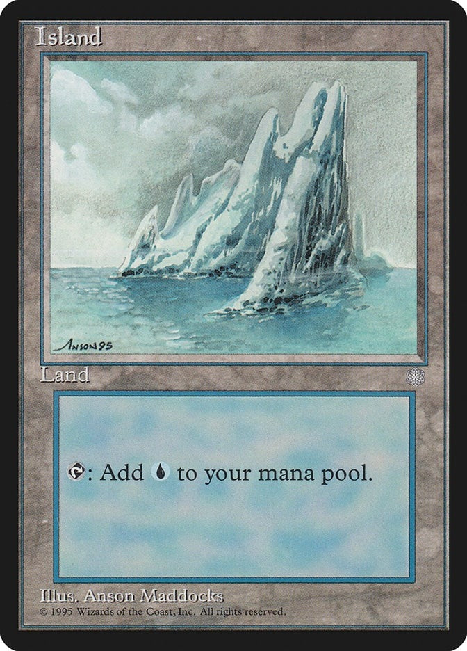 Image for Island (334) (Ice Age) (334) - Magic: The Gathering